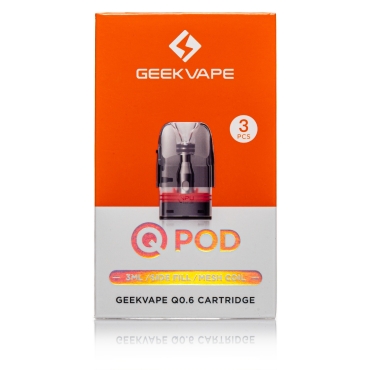 GeekVape - 3 x Q-Pod 3ml Side Fill - 0.6 Ohm