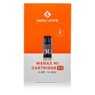 Geek Vape - 4 x Kartuschen Wenax M1 V2 - 0.8 Ohm