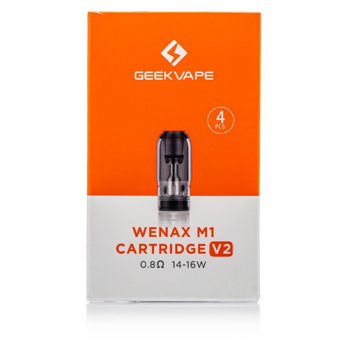 Geek Vape - 4 x Kartuschen Wenax M1 V2 - 0.8 Ohm