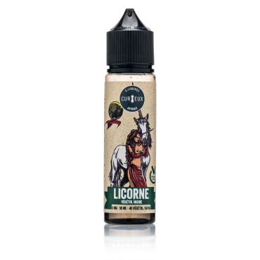 CURIEUX - Licorne Erdbeere Drachenfrucht (Edition astrale) - 50ml Shortfill