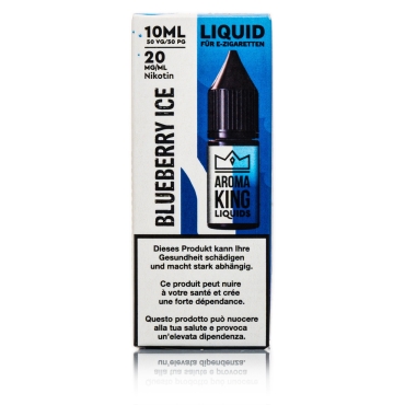Aroma King Liquid - Blueberry ICE - 20mg / 10ml