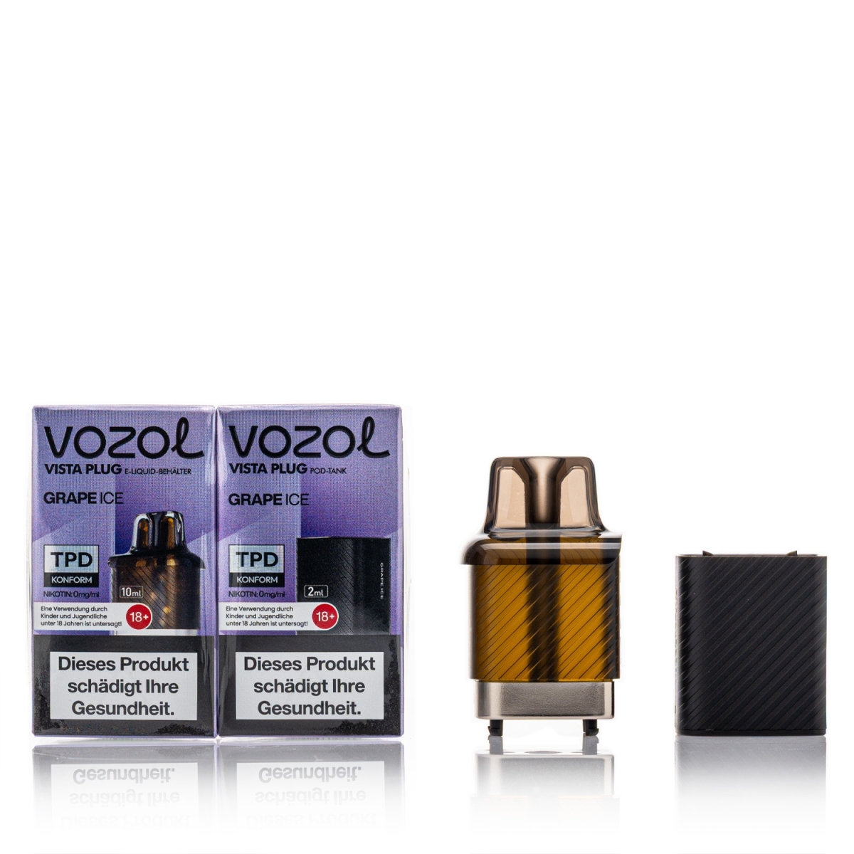 VOZOL VISTA PLUG Liquid Pod - Grape ICE - 0mg