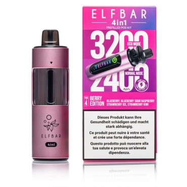 ELFBAR - 4in1 Kit - Berry Edition 20mg