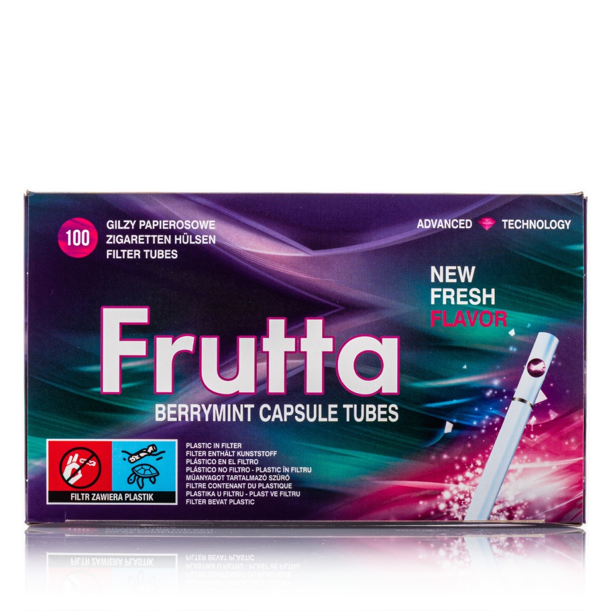 FRUTTA - Zigaretten Hülsen Click - Beeren/Minze (100)