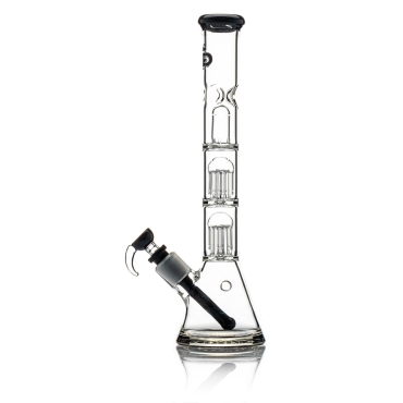 Grace Glass - Black Triple Tree-Arm Percolator Beaker