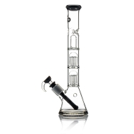 Grace Glass - Black Triple Tree-Arm Percolator Beaker