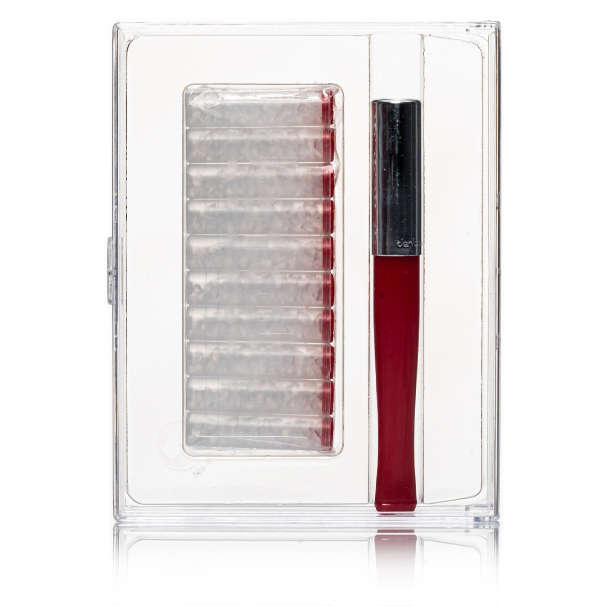 DENICOTEA - Zigarettenspitze Automatic perlrot inkl. 10 Filter