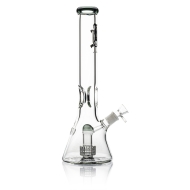 Black Leaf - Beakerbong Ice mit Trommelperkolator - Schwarz