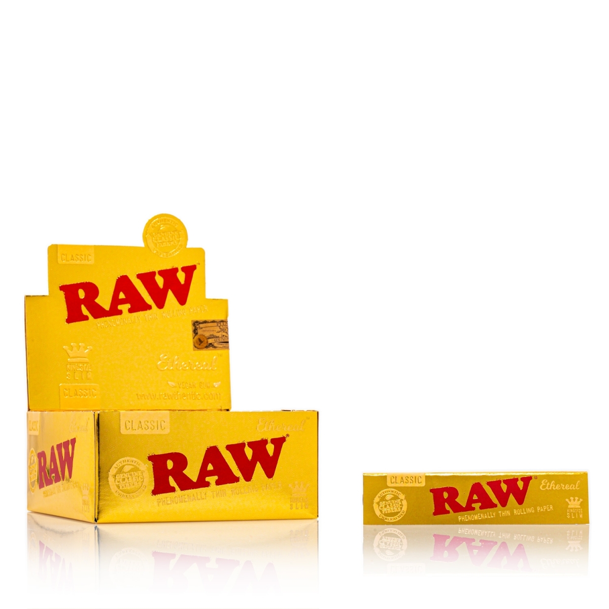 RAW Ethereal Classic Rolling Papers KS Slim - Box (50)