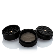 Black Leaf - Masher Aluminium Grinder 4-tlg. - Schwarz