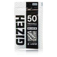 GIZEH - ProCell 6mm - Black (50 Stück)