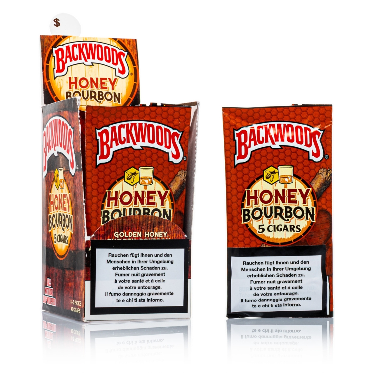 Backwoods - Honey Bourbon Box 8 Stk.