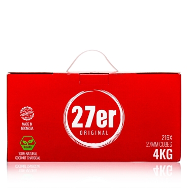 27er Original - Premium Shisha Kohle - 4Kg