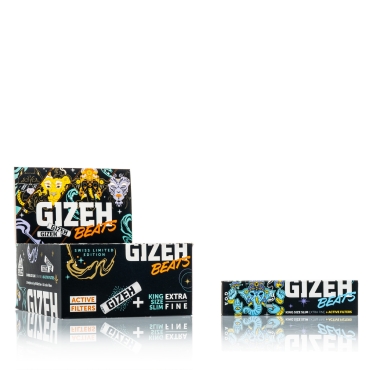 Gizeh - Beats Swiss Edition King Size Slim + Active Filter Box (16 Stk.)