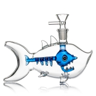 Fish Bone - Glas Bubbler - 14mm F