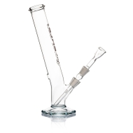 EHLE - Zylinderbong 250 ml - gebogen NS 14-mit Kickloch-Kupplung-LAB Rot