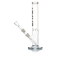 EHLE - Zylinderbong 250 ml mit Eiskerben NS 14-mit Kickloch-Kupplung-Psy