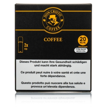 Don Cristo - Coffee - 2ml Pods / 20mg / 2 Stück
