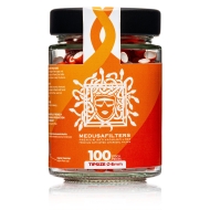 Medusa Aktivkohlefilter Sunset Glas 100 Stück