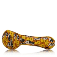 Pulsar - Inside Print Glass Spoon Pipe - Yin Yang Y'all