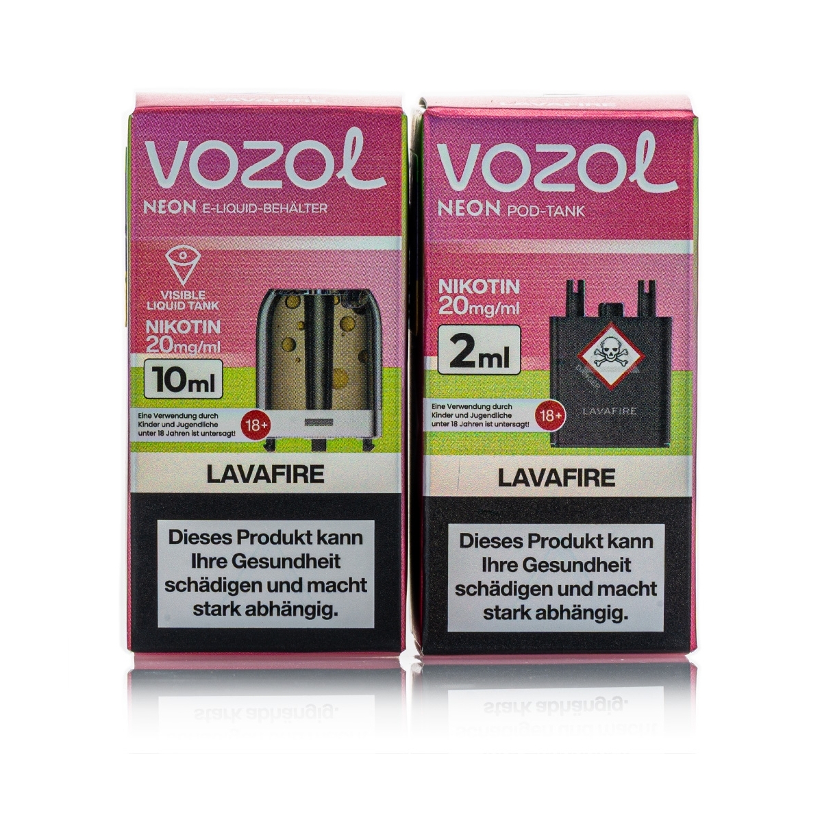Vozol Neon Plug Max Liquid Pod - Lava Fire - 20mg