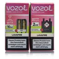 Vozol Neon Plug Max Liquid Pod - Lava Fire - 20mg