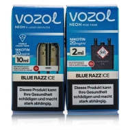 Vozol Neon Plug Max Liquid Pod - Blue Razz ICE - 20mg