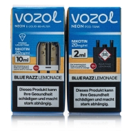 Vozol Neon Plug Max Liquid Pod - Blue Razz Lemonade - 20mg