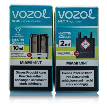Vozol Neon Plug Max Liquid Pod - Miami Mint - 20mg