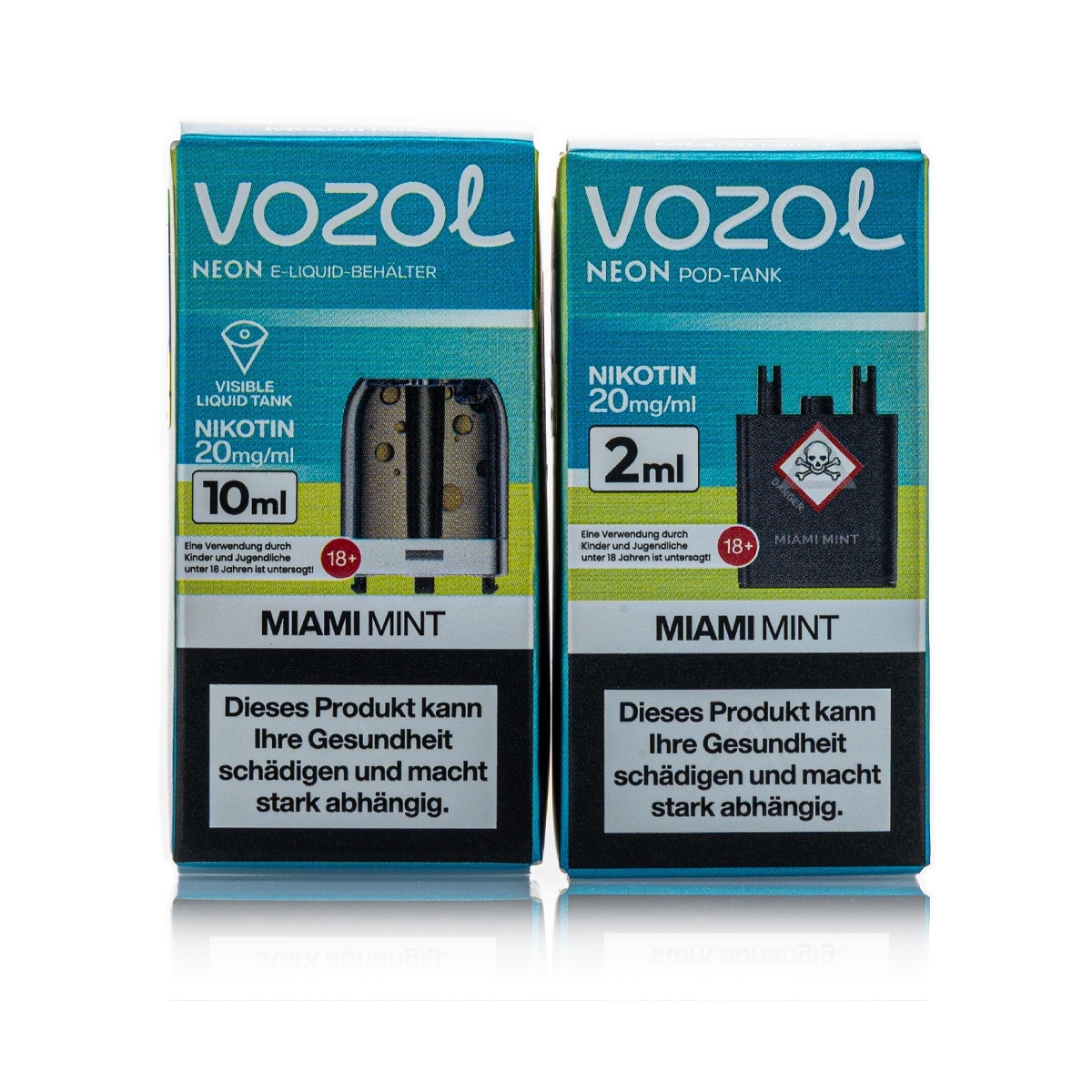 Vozol Neon Plug Max Liquid Pod - Miami Mint - 20mg