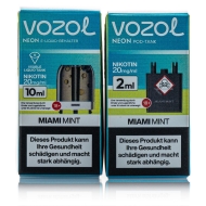 Vozol Neon Plug Max Liquid Pod - Miami Mint - 20mg