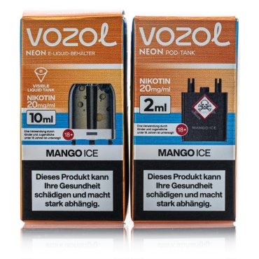 Vozol Neon Plug Max Liquid Pod - Mango ICE - 20mg