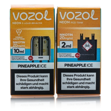 Vozol Neon Plug Max Liquid Pod - Pineapple ICE - 20mg