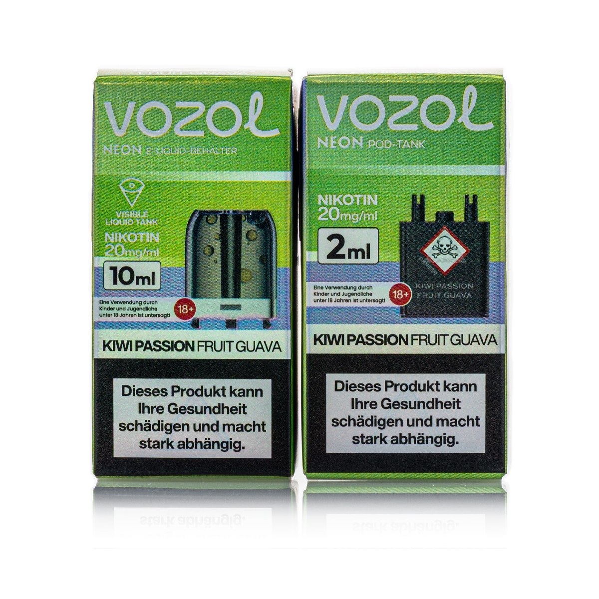 Vozol Neon Plug Max Liquid Pod - Kiwi Passionfruit Guava - 20mg