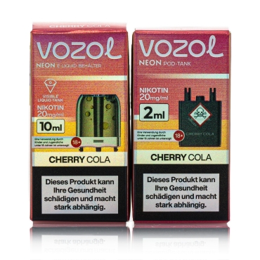 Vozol Neon Plug Max Liquid Pod - Cherry Cola - 20mg