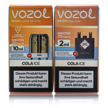 Vozol Neon Plug Max Liquid Pod - Cola ICE - 20mg