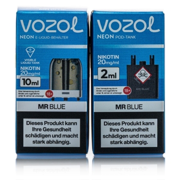 Vozol Neon Plug Max Liquid Pod - Mr. Blue - 20mg