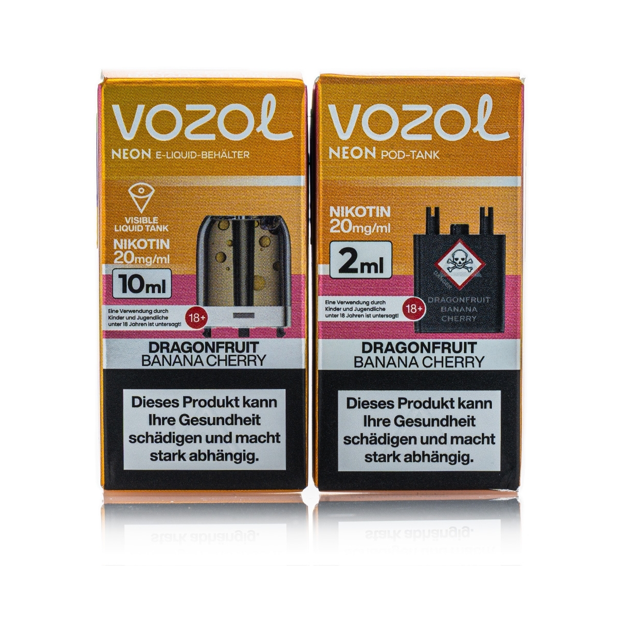 Vozol Neon Plug Max Liquid Pod - Dragonfruit Banana Cherry - 20mg