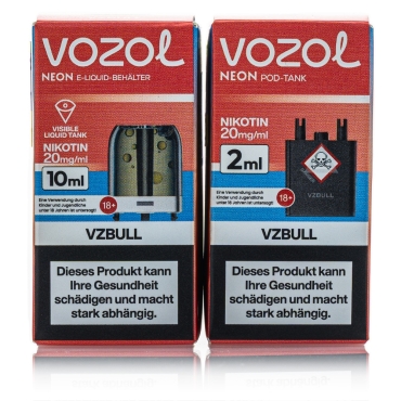 Vozol Neon Plug Max Liquid Pod - VZBull - 20mg