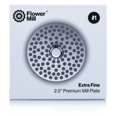 FlowerMill - Next-Gen Premium - Stainless Series - 2.0" - Mill Plates - Nr.1 Extrafein