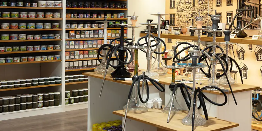 hisha Shop in der Schweiz mit grosser Auswahl an Shishas und Tabak