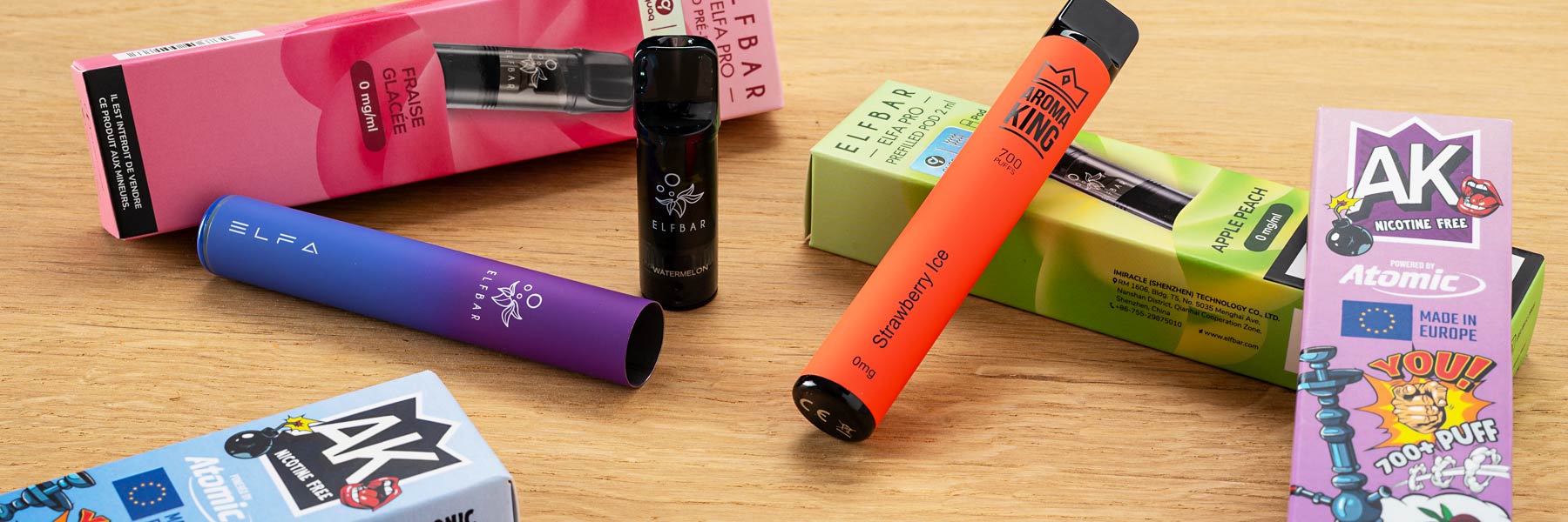 Basis-Liquids wie Propylenglykol, Glycerin und Buster Mix für DIY-Vapes ohne Nikotin